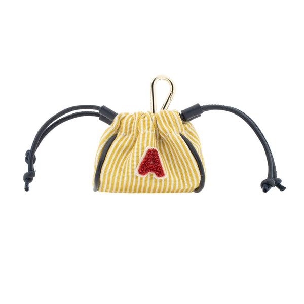 heimat atlantica Your Initial Mini Pouch Camel ACC