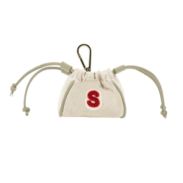 heimat atlantica Your Initial Mini Pouch Ivory ACC