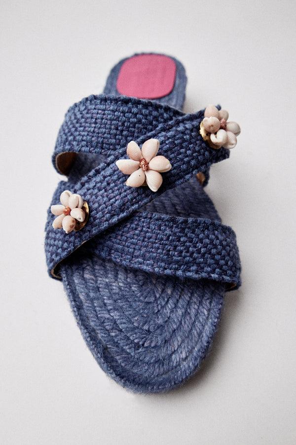 Heimat Atlantica Navy Blue Shella Espadrilles SHOES