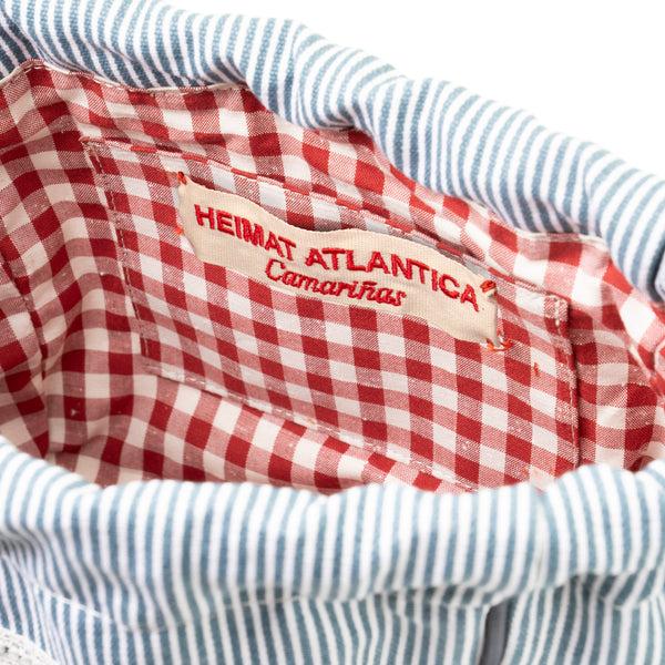 Heimat Atlantica POUCH BLUE "Camariñas" CAPSULE COLLECTION CAMARINAS POUCH