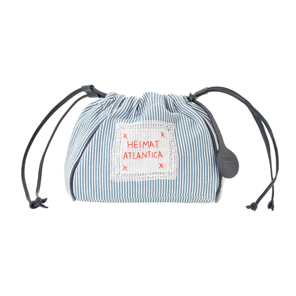 heimat atlantica POUCH BLUE "Camariñas" CAPSULE COLLECTION CAMARINAS POUCH