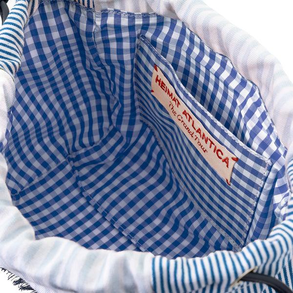 Heimat Atlantica POUCH BLUE PATCHWORK "The Grand Tour" POUCH