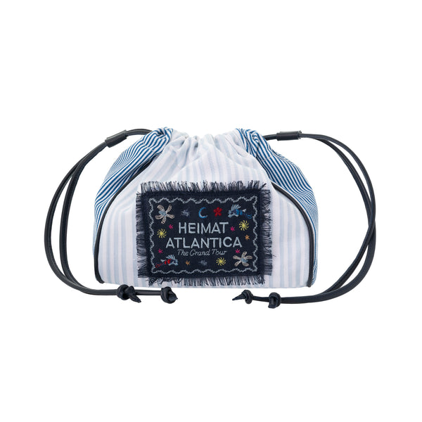 heimat atlantica POUCH BLUE PATCHWORK "The Grand Tour" POUCH