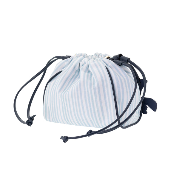 Heimat Atlantica Pouch Hand Painted Blue "The Grand Tour" POUCH