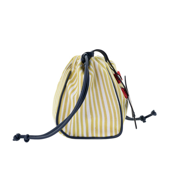 Heimat Atlantica Pouch Hand Painted Lime "The Grand Tour" POUCH