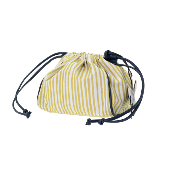 Heimat Atlantica Pouch Hand Painted Lime "The Grand Tour" POUCH