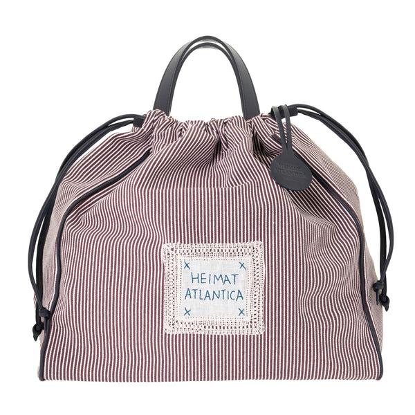 heimat atlantica Tote Large Burgundy "Camariñas" CAPSULE COLLECTION CAMARINAS