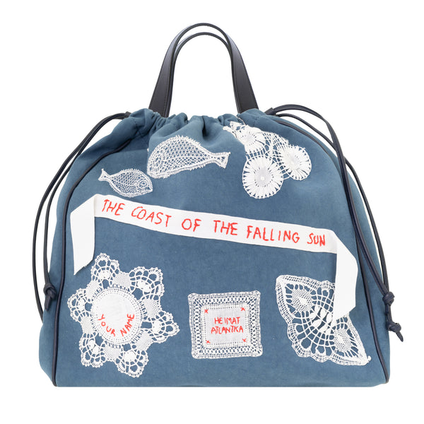 heimat atlantica Tote Large "Camariñas" One of a Kind CAPSULE COLLECTION CAMARINAS