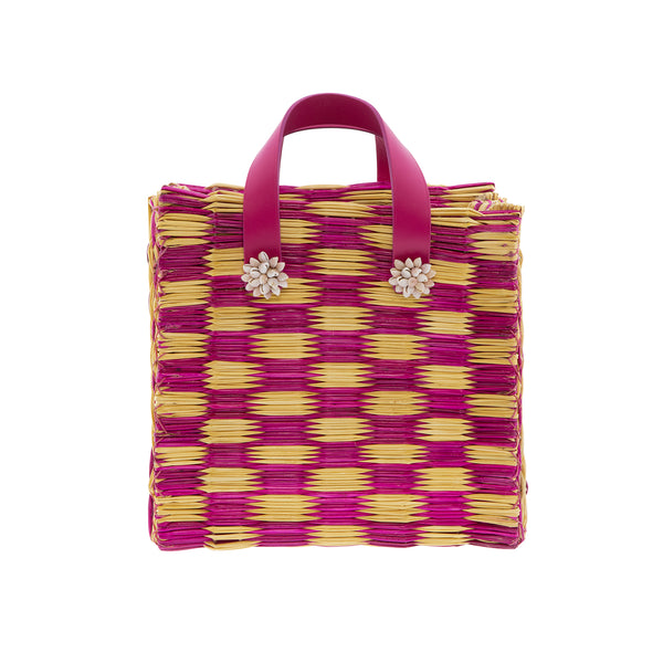 Heimat Atlantica Tote Tom Tom Medium Pink Magenta - LAST UNIT TOTE SHELLS