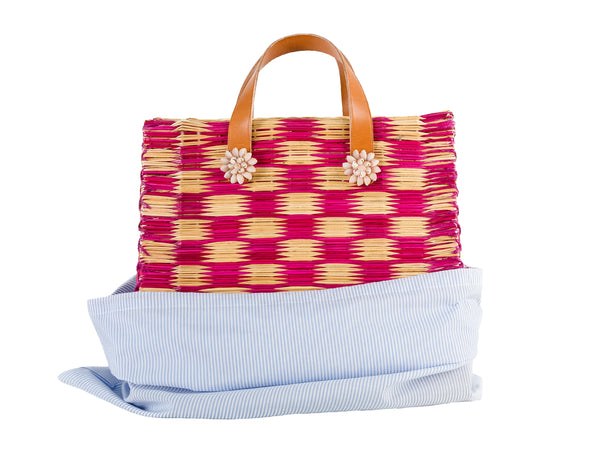 Heimat Atlantica Tote Tom Tom Pink Magenta Large - 3 UNITS LEFT TOTE SHELLS