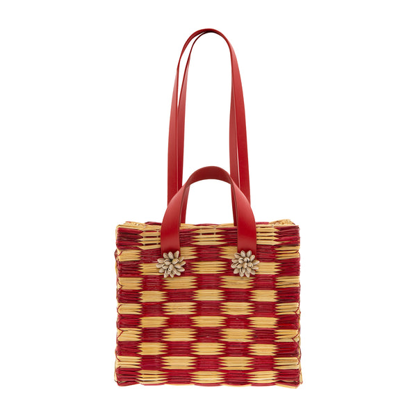 heimat atlantica Tote Tom Tom Red Medium - LAST UNIT TOTE SHELLS heimat atlantica Tote Tom Tom Red Medium - LAST UNIT TOTE SHELLS