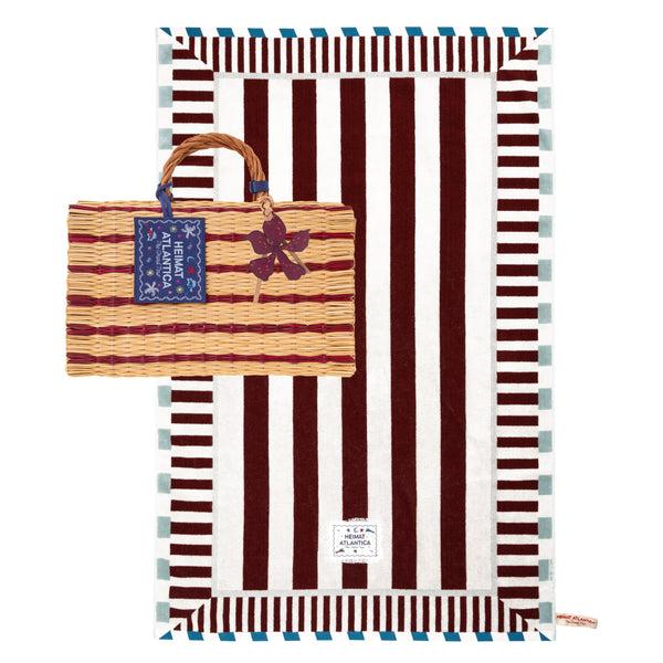 Heimat Atlantica Towel Burgundy "The Grand Tour" TOWEL