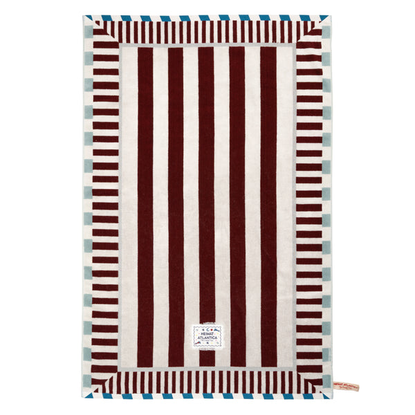 heimat atlantica Towel Burgundy "The Grand Tour" TOWEL