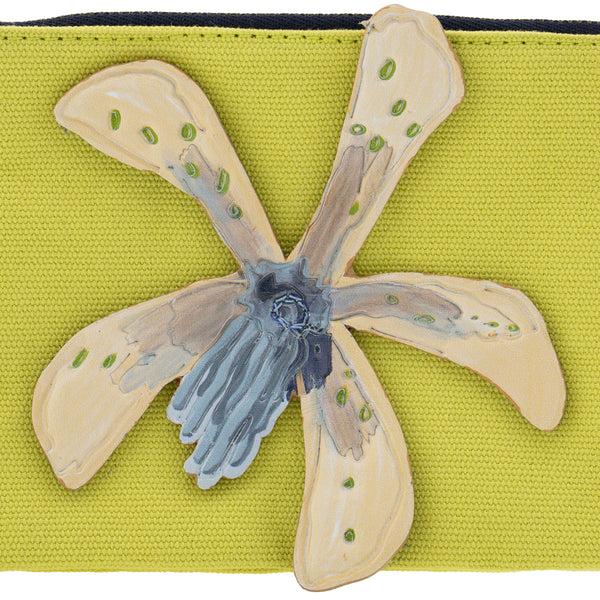 Heimat Atlantica White Orchid Wallet Lime S SMALL LEATHER GOODS
