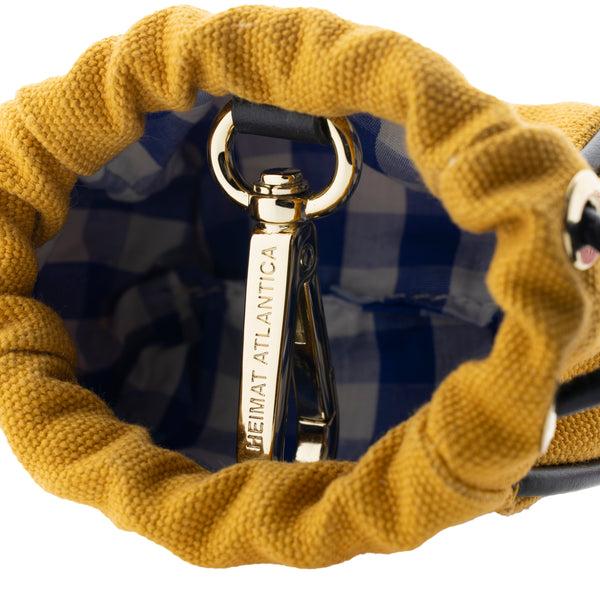 Heimat Atlantica Your Initial Mini Pouch Mustard ACC