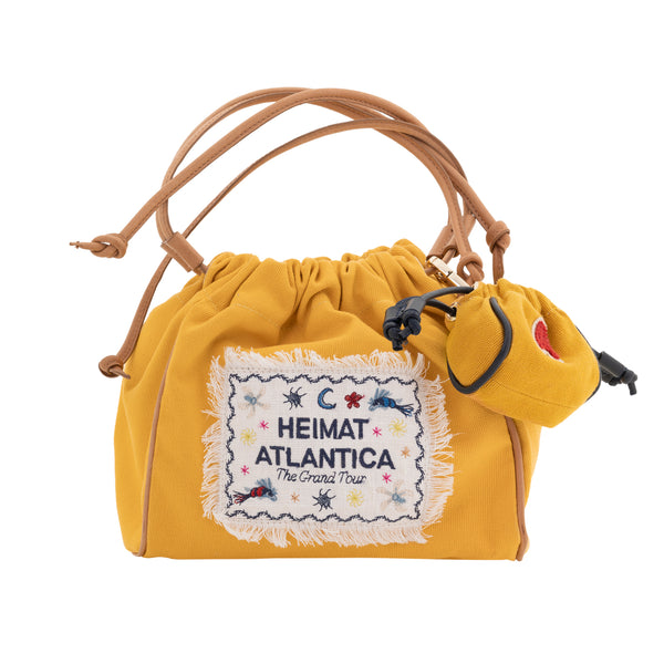 Heimat Atlantica Your Initial Mini Pouch Mustard ACC