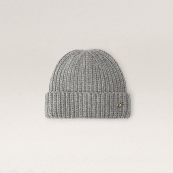 helen kaminski Akiro Wool Blend Beanie Hat Beanie Mid Grey Melange