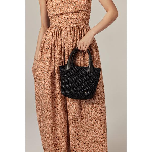 Helen Kaminski Ampara Mini Tote Bag Mini Tote Charcoal/Black