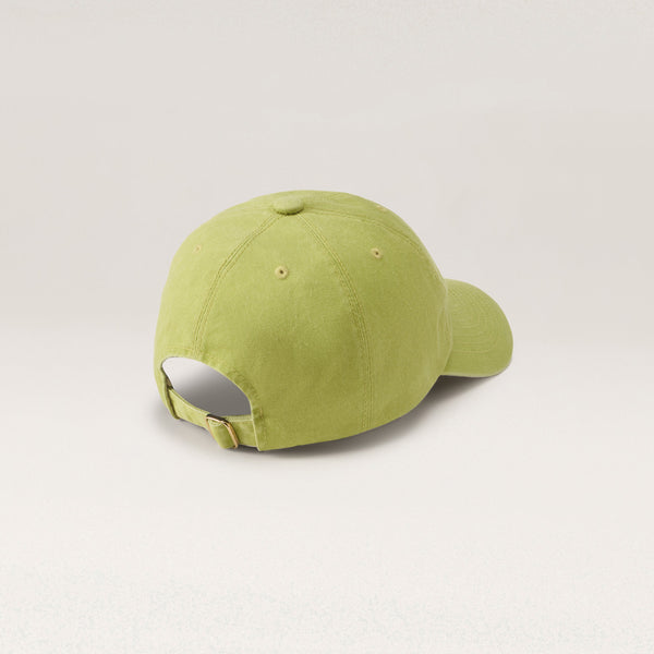 Helen Kaminski Andy Logo Cotton Cap Hat Cap Chartreuse