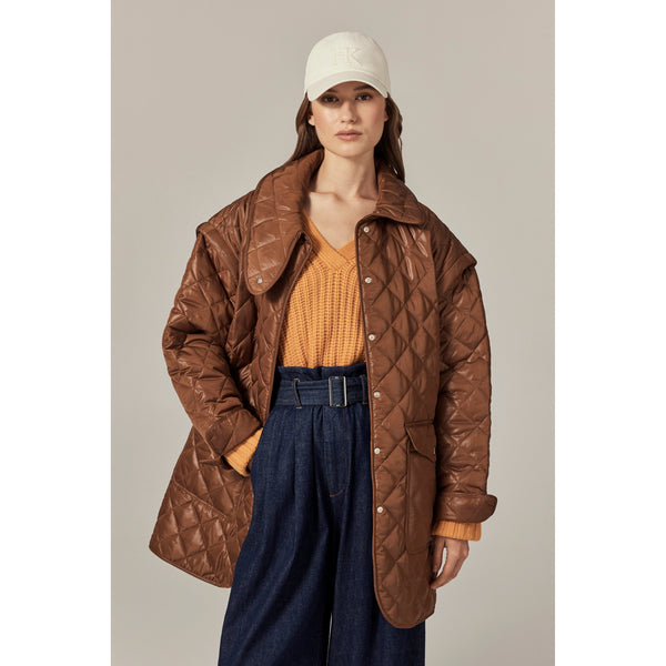 Helen Kaminski Andy Logo Cotton Cap Hat Cap Parchment