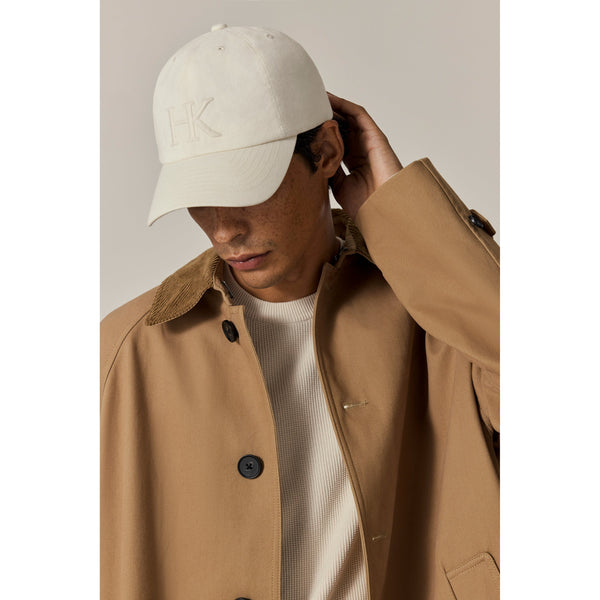 Helen Kaminski Andy Logo Cotton Cap Hat Cap Parchment