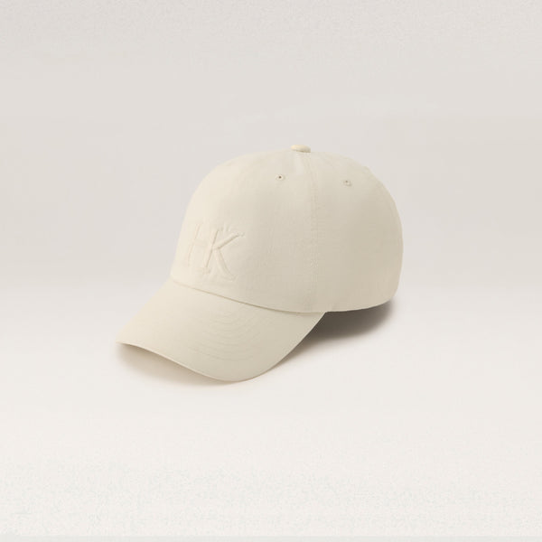 helen kaminski Andy Logo Cotton Cap Hat Cap Parchment