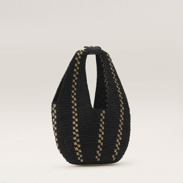 Helen Kaminski Aquarius Hobo Bag Hobo Charcoal/Natural