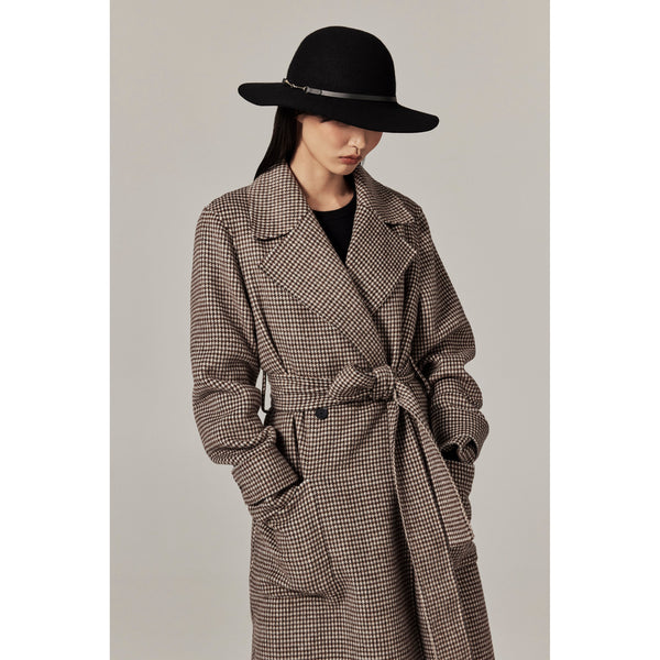 Helen Kaminski Avoca Wool Hat Hat Turn Up Brim Black