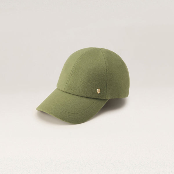 helen kaminski Beckett Wool Cap Hat Cap Washed Khaki
