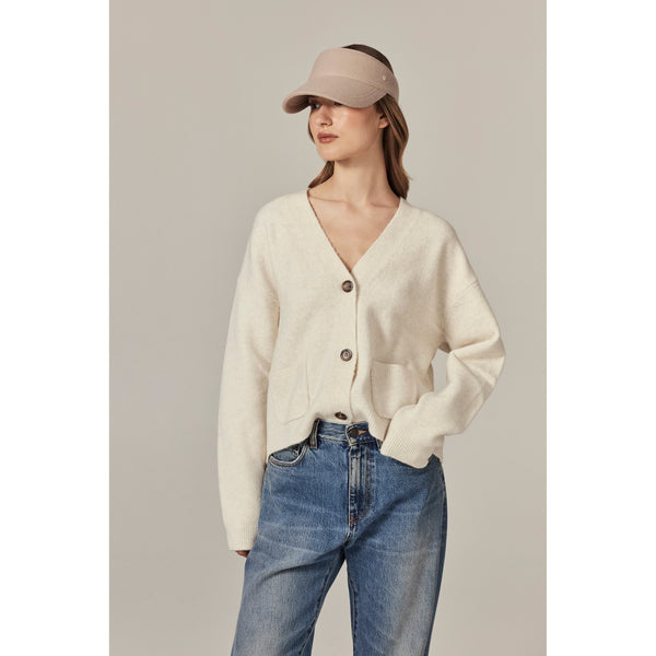 helen kaminski Berkley Wool Visor Hat Visor Mushroom