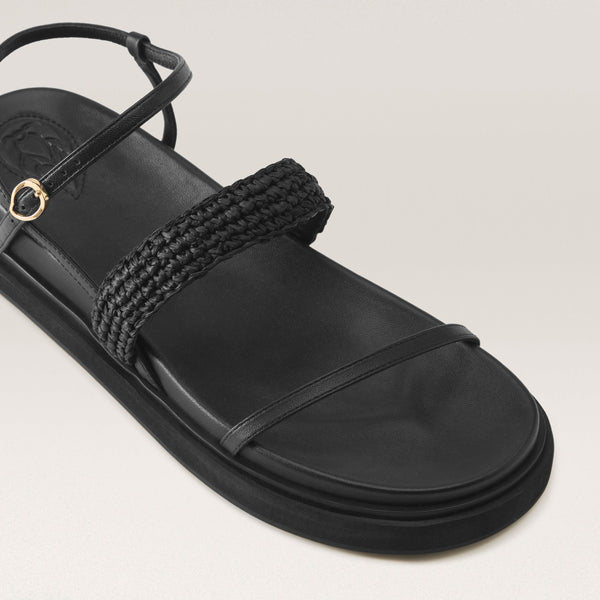 Helen Kaminski Beryl Slide Shoes Sandals Charcoal/Black