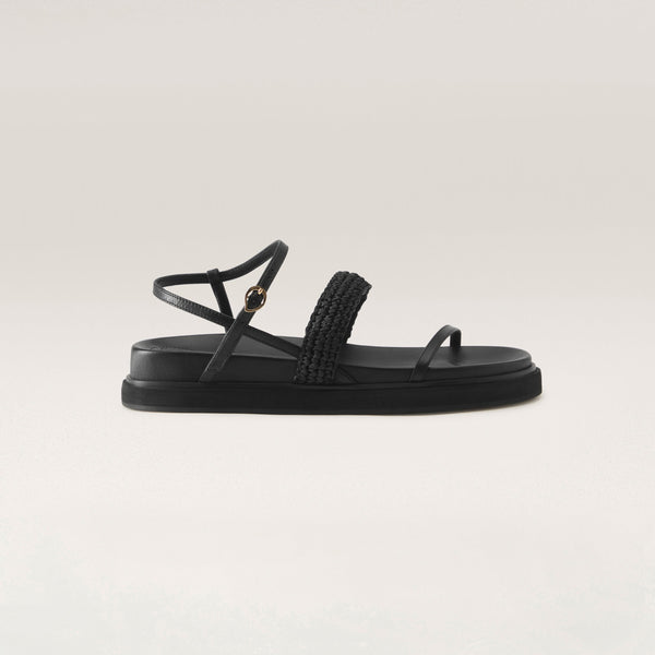 helen kaminski Beryl Slide Shoes Sandals Charcoal/Black