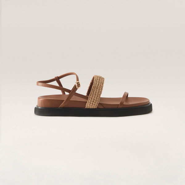 helen kaminski Beryl Slide Shoes Sandals Nougat/ Caramel