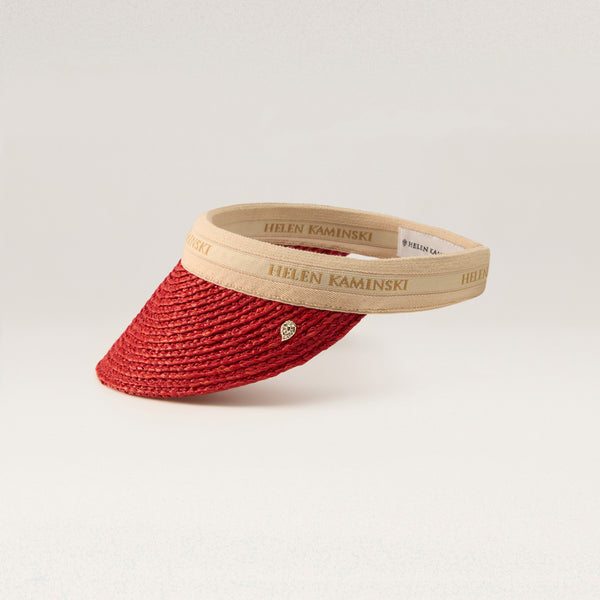 Helen Kaminski Bianca 8 Logo Visor Hat Visor Tropical/ Natural Logo