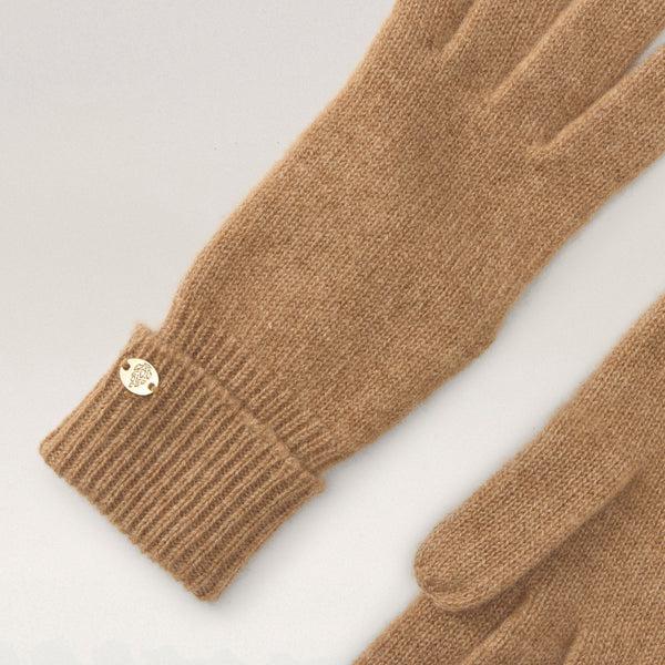 Helen Kaminski Blaire Cashmere Gloves Knitwear Gloves Camel