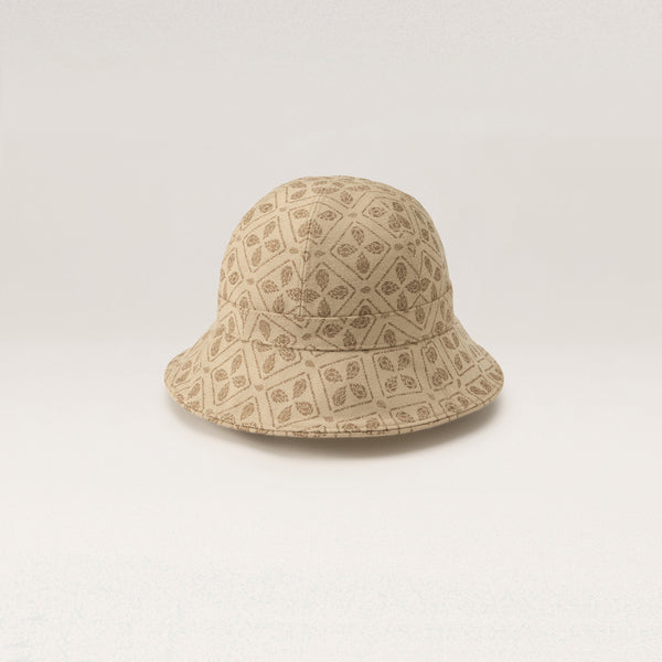 Helen Kaminski Cecilia Jacquard Cloche Hat Cloche Jacquard Latte