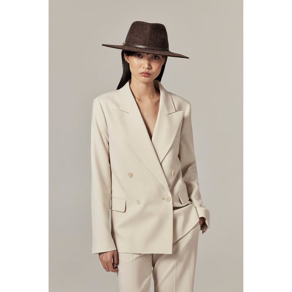 Helen Kaminski Claude Wool Fedora Hat Fedora Chocolate