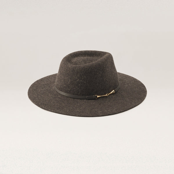 Helen Kaminski Claude Wool Fedora Hat Fedora Chocolate