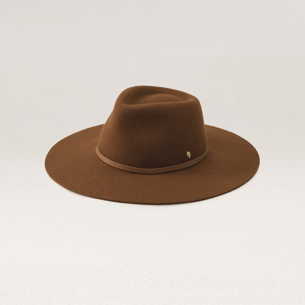 helen kaminski Claude Wool Fedora Hat Fedora Dark Camel