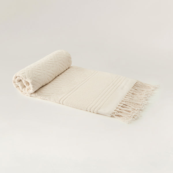 helen kaminski Gala Accessories Beach Towel Parchment