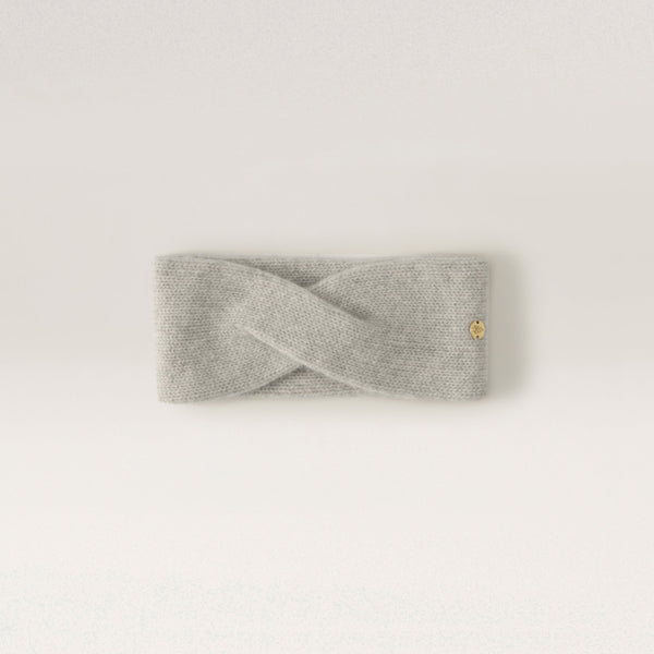 helen kaminski Hallie Cashmere Headband Accessories Headband Light Grey