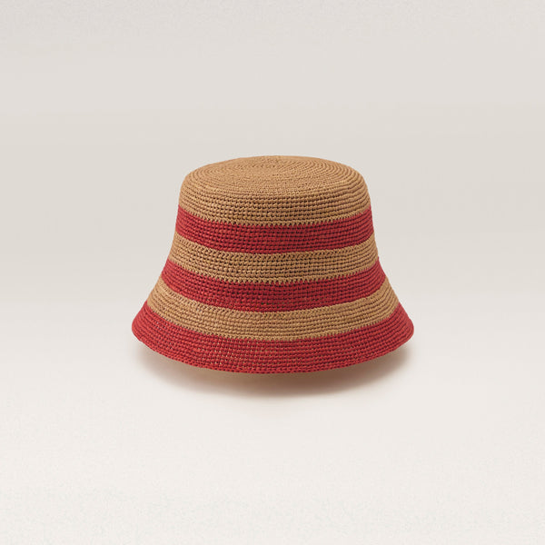 Helen Kaminski Aleki Hat Bucket Nougat/ Tropical