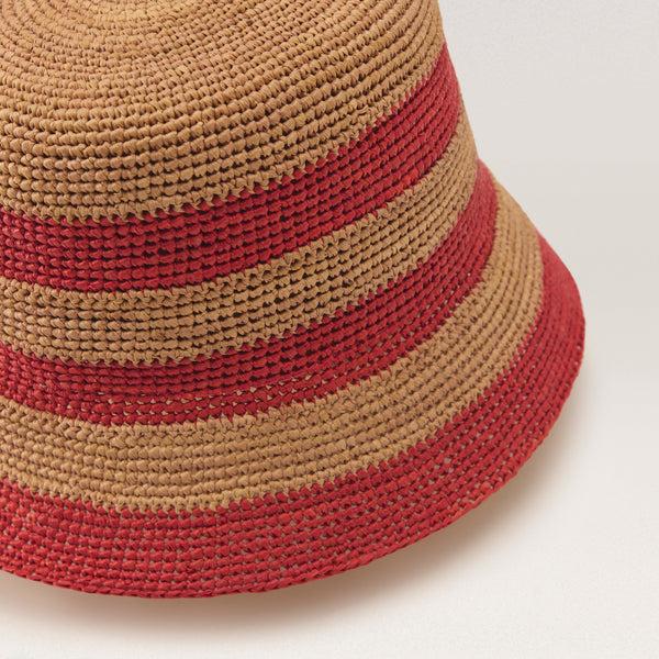 Helen Kaminski Aleki Hat Bucket Nougat/ Tropical