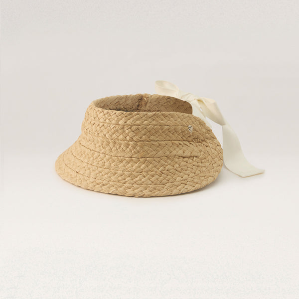 helen kaminski Amilia Hat Visor Natural/Cream