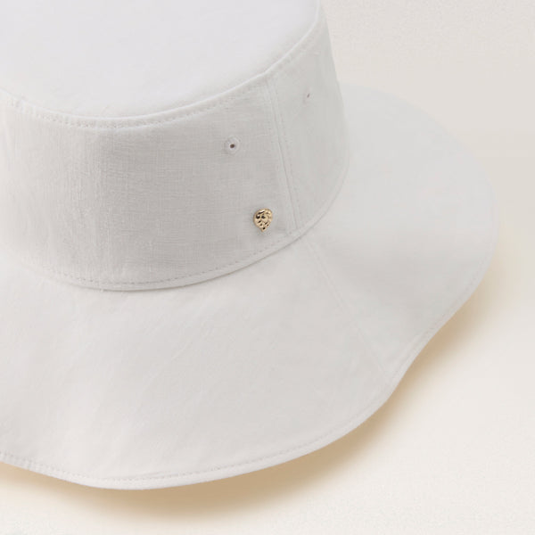 Helen Kaminski Aria Hat Bucket White