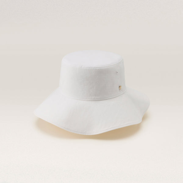 helen kaminski Aria Hat Bucket White