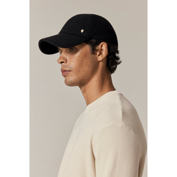 Helen Kaminski Beckett Wool Cap Hat Cap Black