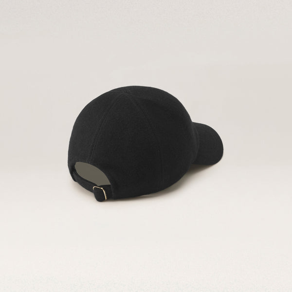 Helen Kaminski Beckett Wool Cap Hat Cap Black
