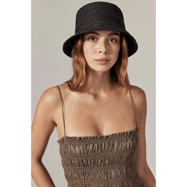 Helen Kaminski Bella Hat Bucket Charcoal