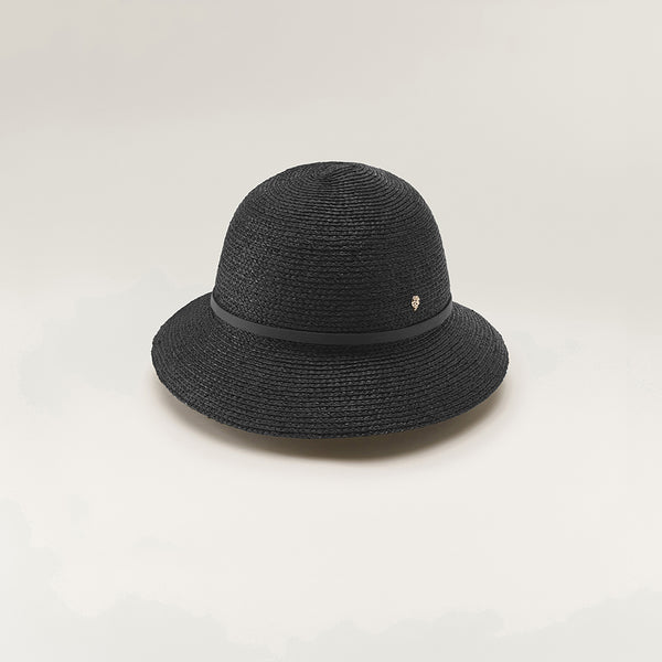 helen kaminski Besa 6 Hat Cloche Charcoal/Black